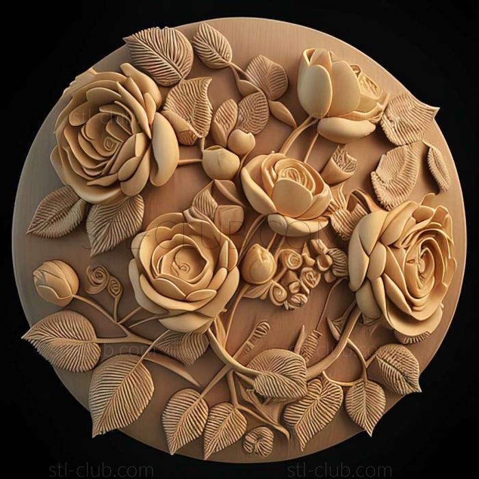 3D model Roses (STL)